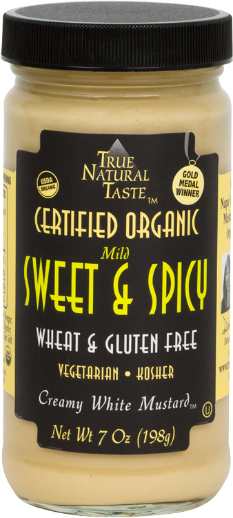 Sweet and Spicy Organic Mustard
